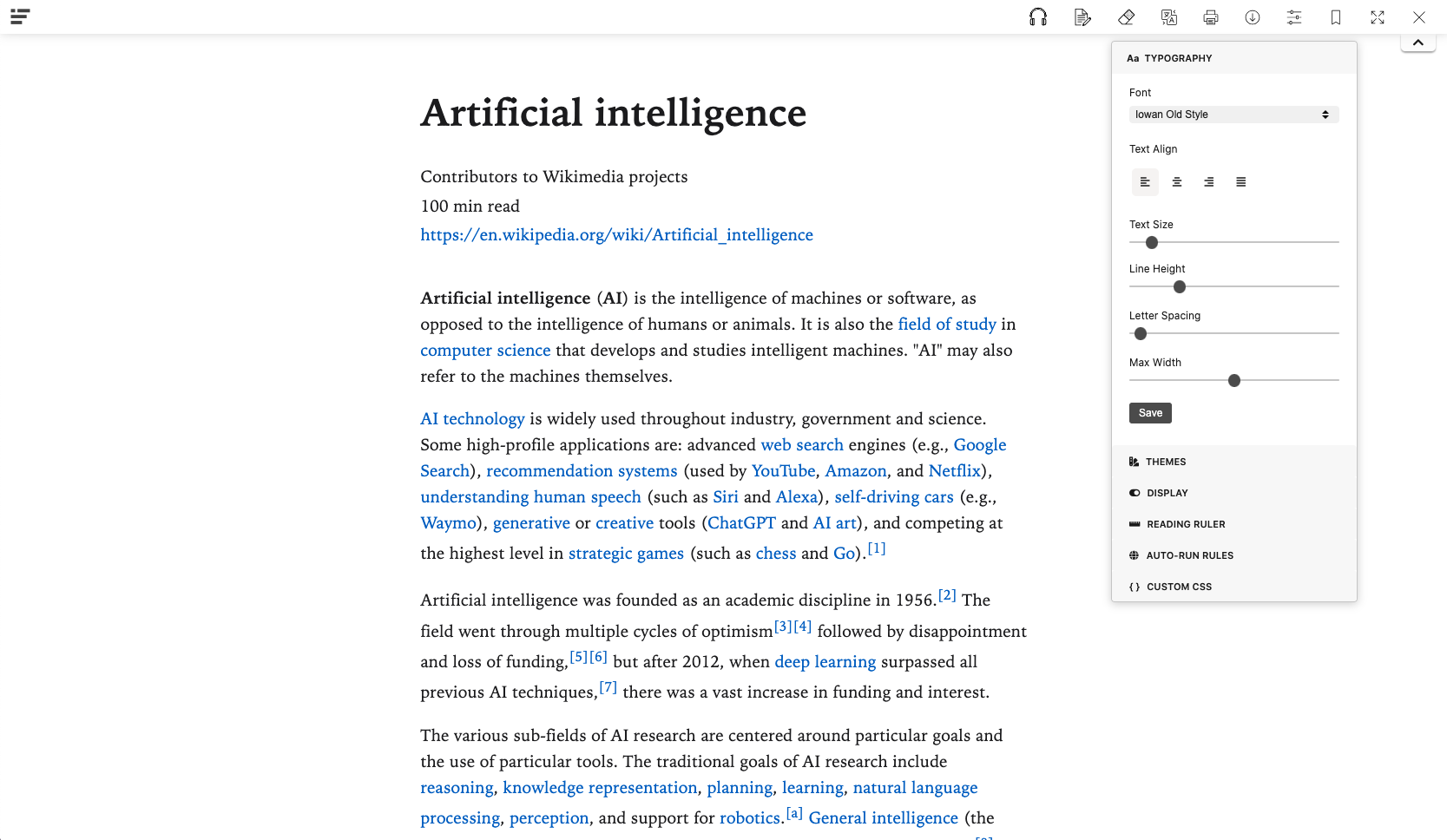 Reader Mode 1