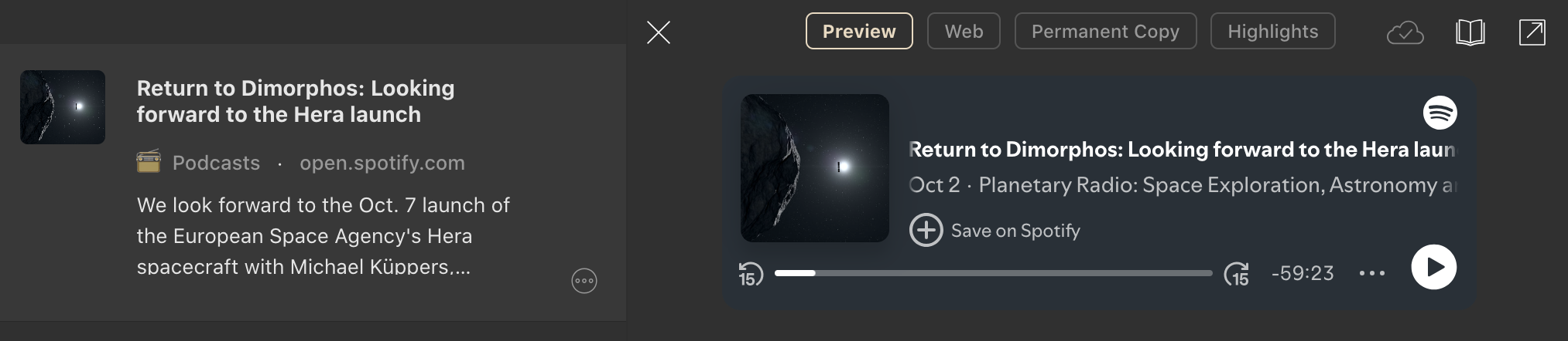 Instant Preview